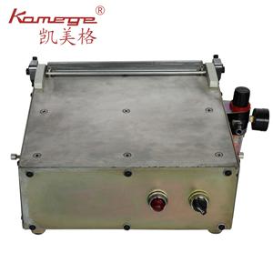 廠家直銷(xiāo) 氣動(dòng)輕巧自動(dòng) 12寸 真皮錢(qián)包 箱包 制鞋機(jī)器 小型折邊機(jī)